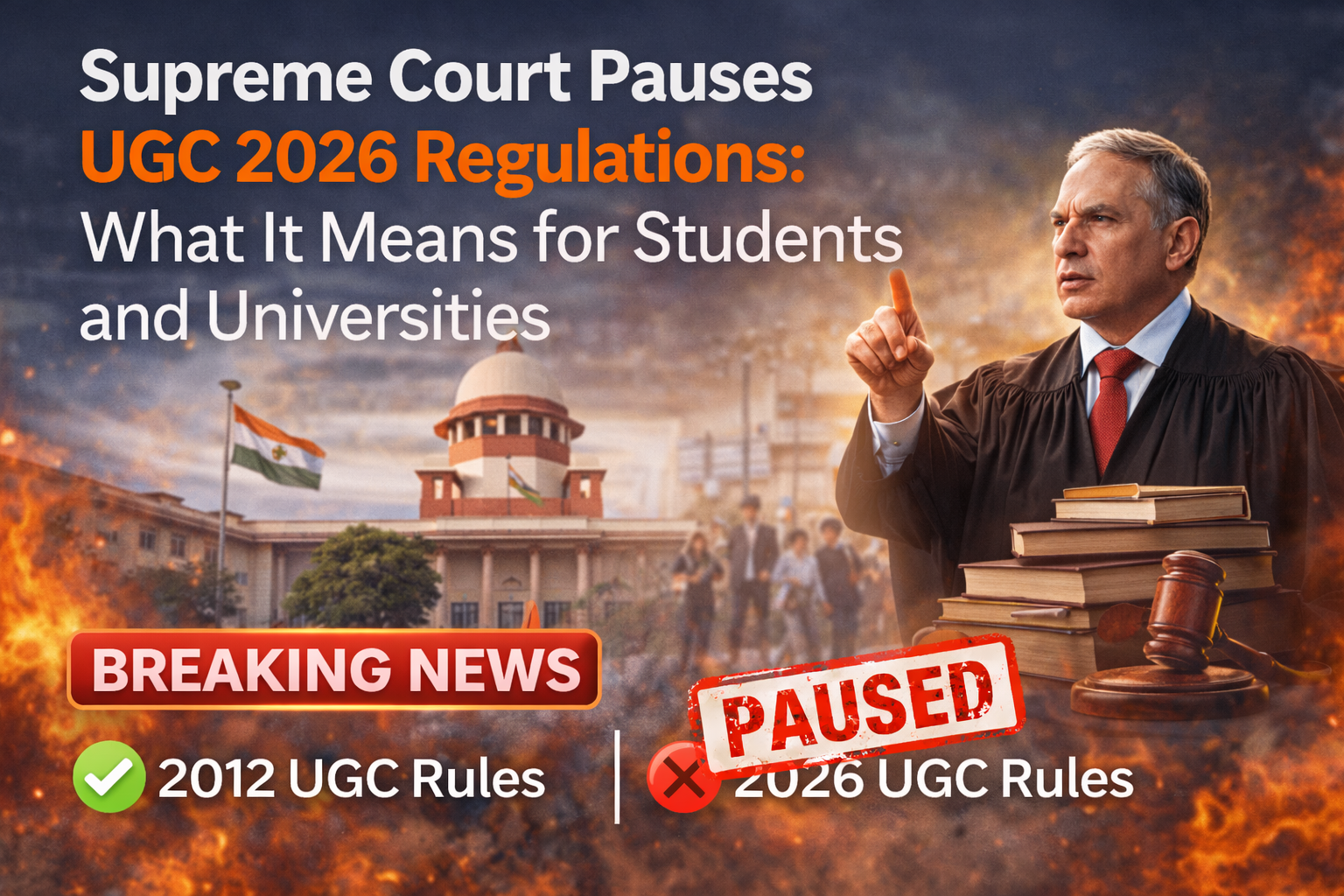 Supreme Court Pauses UGC 2026 Regulations: What It Means for Students and Universities